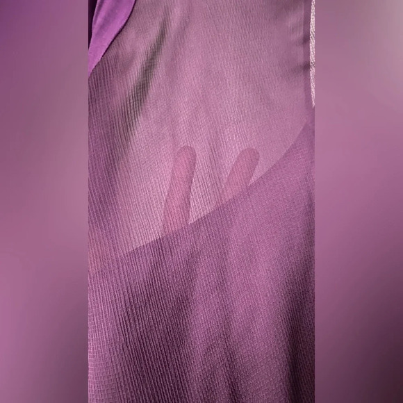 Armani Exchange Purple Crossover Blouse Long Sleeve Top Size SP - Picture 8 of 12